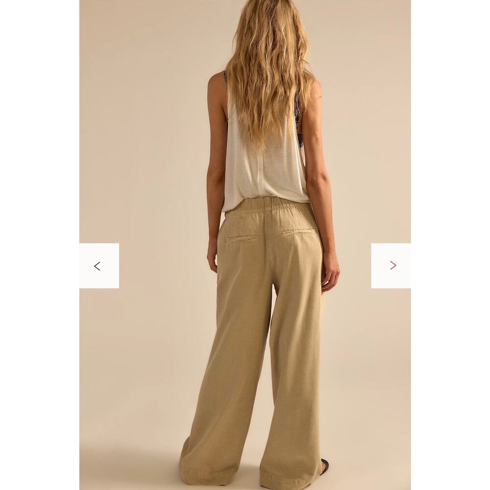 Free People Tidal Moon Low-Rise Pull-On Pants Size Small - Picture 3 of 7